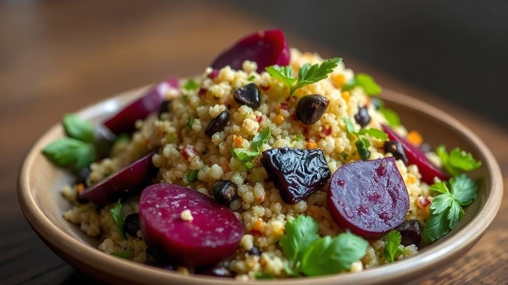 Sałatka z komosą ryżową (quinoa) i pieczonymi burakami. Podsumowanie bez podsumowania: o zakończeniu historii w praktyce Sałatka z komosą ryżową (quinoa) i pieczonymi burakami. Podsumowanie bez podsumowania: o zakończeniu historii w praktyce