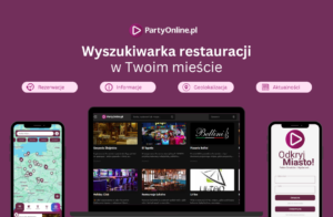 PartyOnline, Wyszukiwarka restauracji, Aplikacja Mobilna, Wydarzenia, Znajdź smak w twoim Mieście